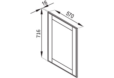Н панель 716 Домініка Світ Меблів