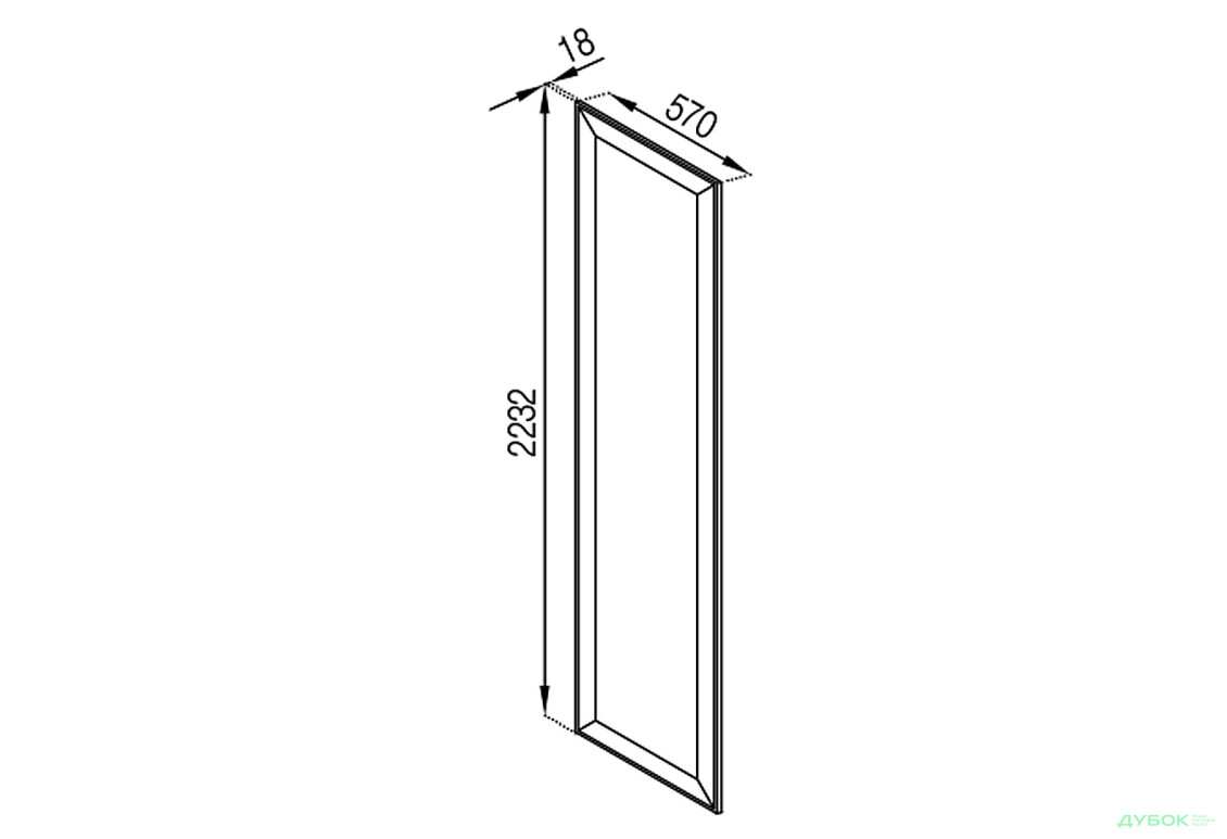 П панель (h-2232) Марго Світ Меблів - Зображення 1 Зображення 1 - П панель (h-2232) Марго Світ Меблів