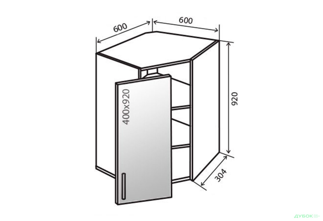 В54 Тумба 1Д 60 Вітрина AL Флет Люкс VIP-master - Зображення 1 Зображення 1 - В54 Тумба 1Д 60 Вітрина AL Флет Люкс VIP-master
