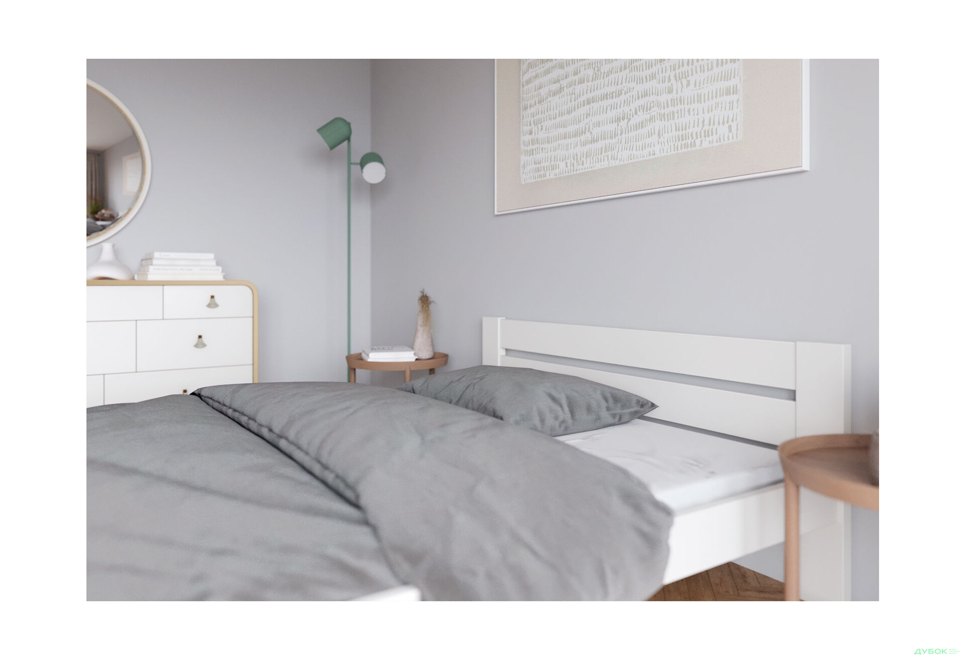 Зображення 6 - Ліжко Arbor Drev Симфонія 160 см біле