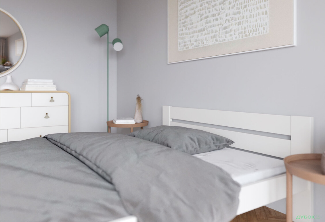 Зображення 6 - Ліжко Arbor Drev Симфонія 160 см біле