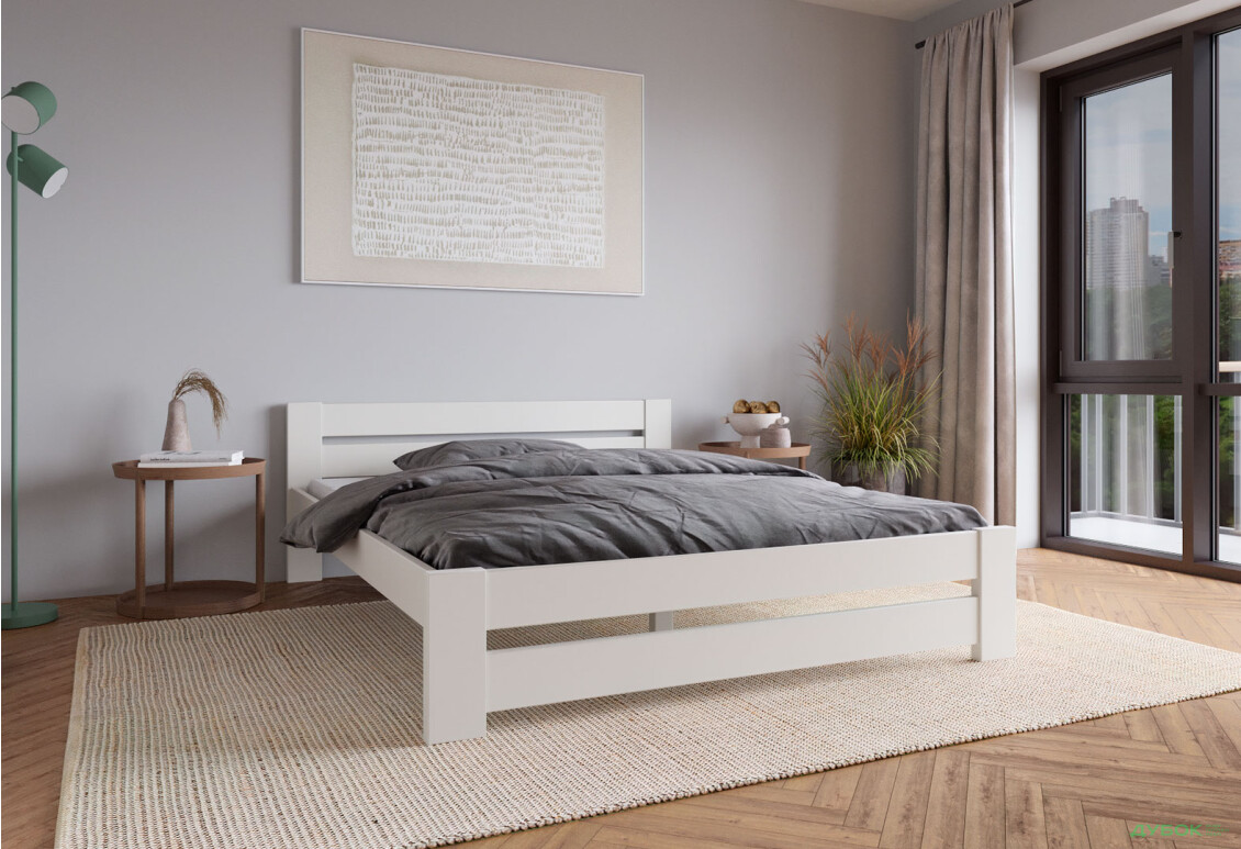 Зображення 4 - Ліжко Arbor Drev Симфонія 160 см біле