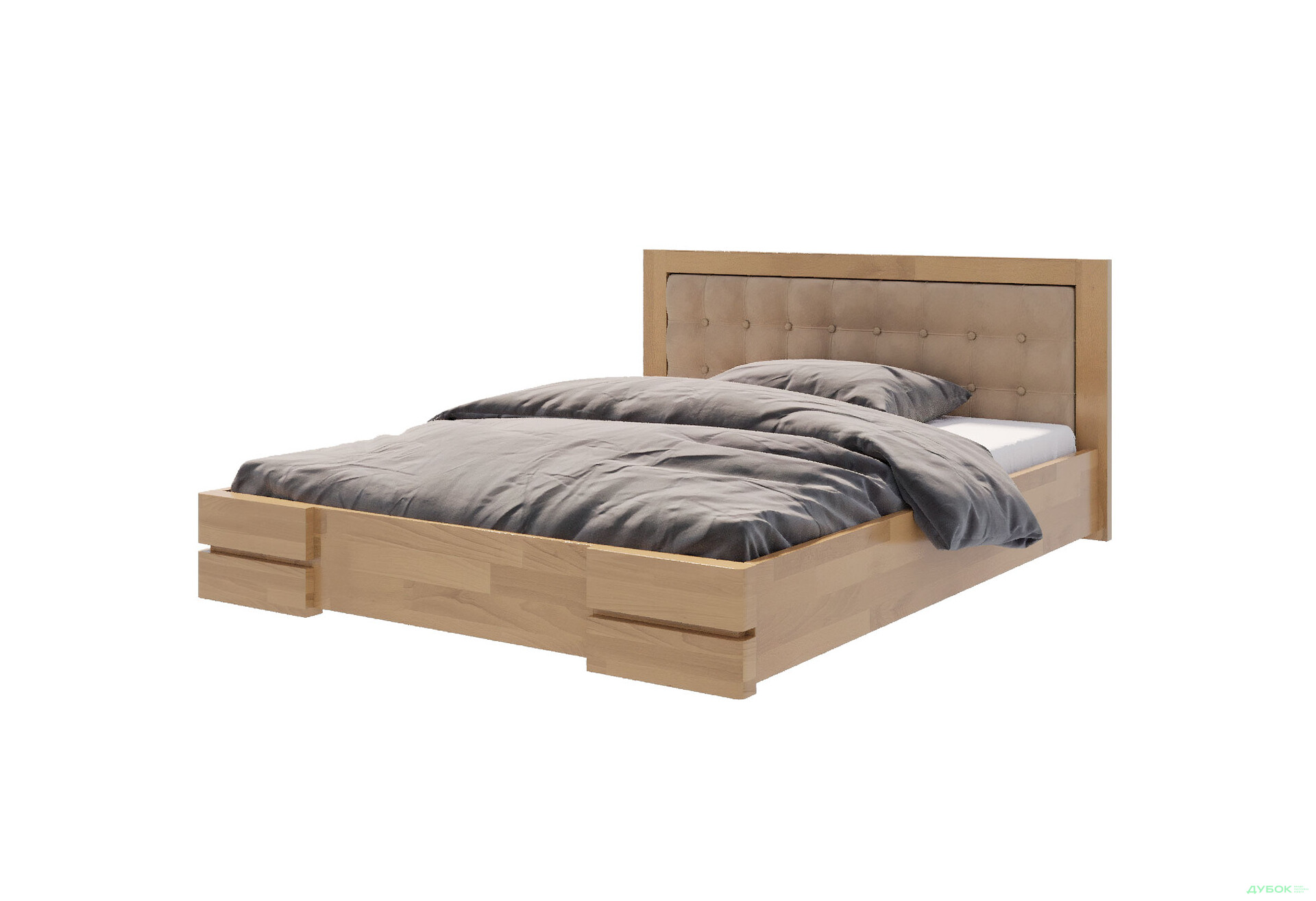 Ліжко Arbor Drev Регіна Люкс 180 см вис. узголів'я 104 см, прошивка квадрат, тк. Лагуна 07, горіх - Зображення 1 Зображення 1 - Ліжко Arbor Drev Регіна Люкс 180 см вис. узголів'я 104 см, прошивка квадрат, тк. Лагуна 07, горіх