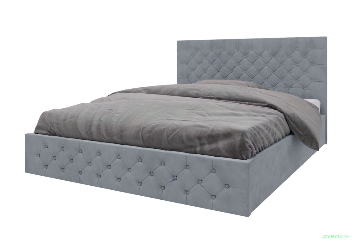 Кровать-подиум Arbor Drev Калифорния (сосна) 160 см, тк. Лагуна 42