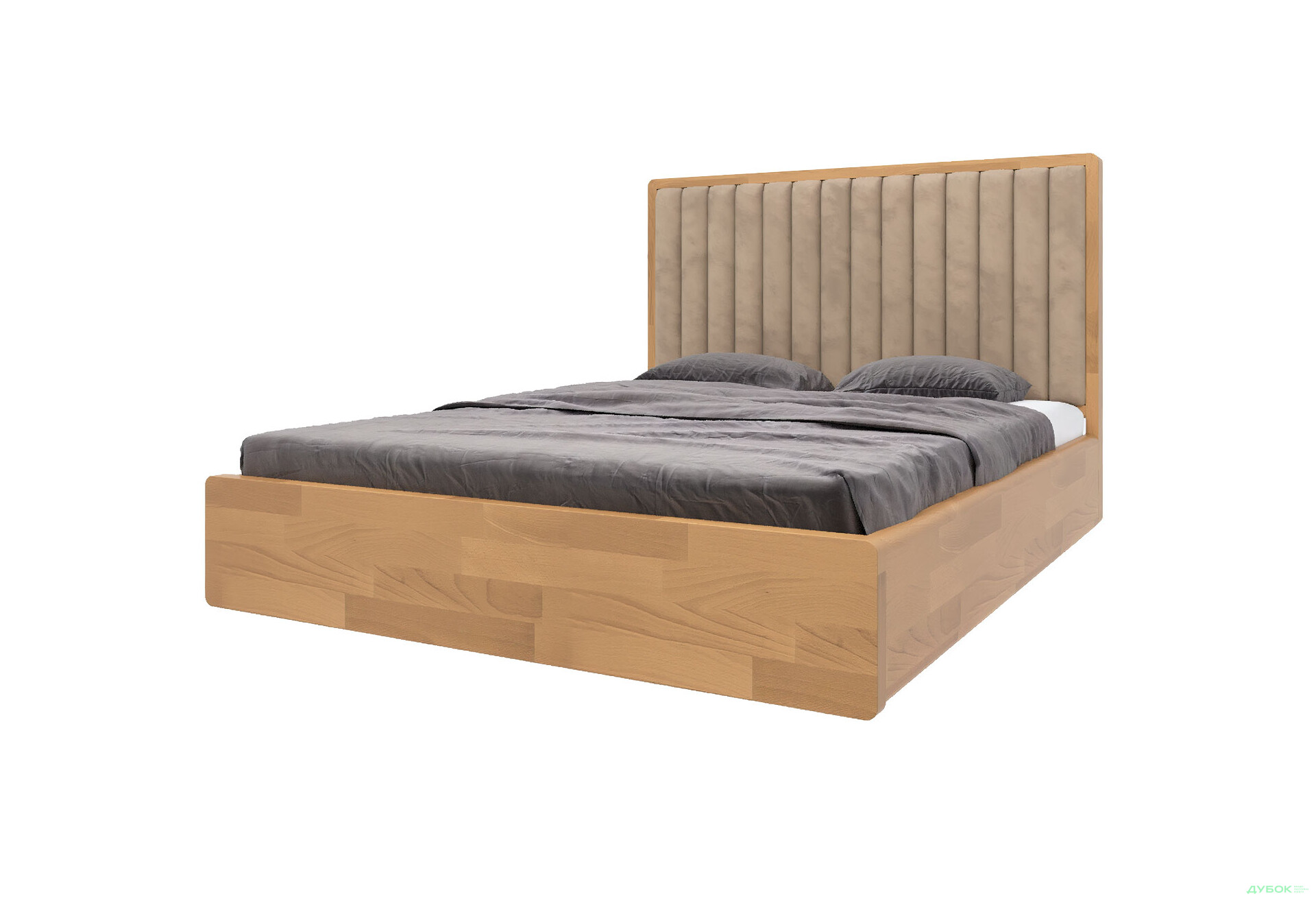Изображение 1 - Кровать-подиум Arbor Drev Глория 160 см тк. Лагуна, 07 орех