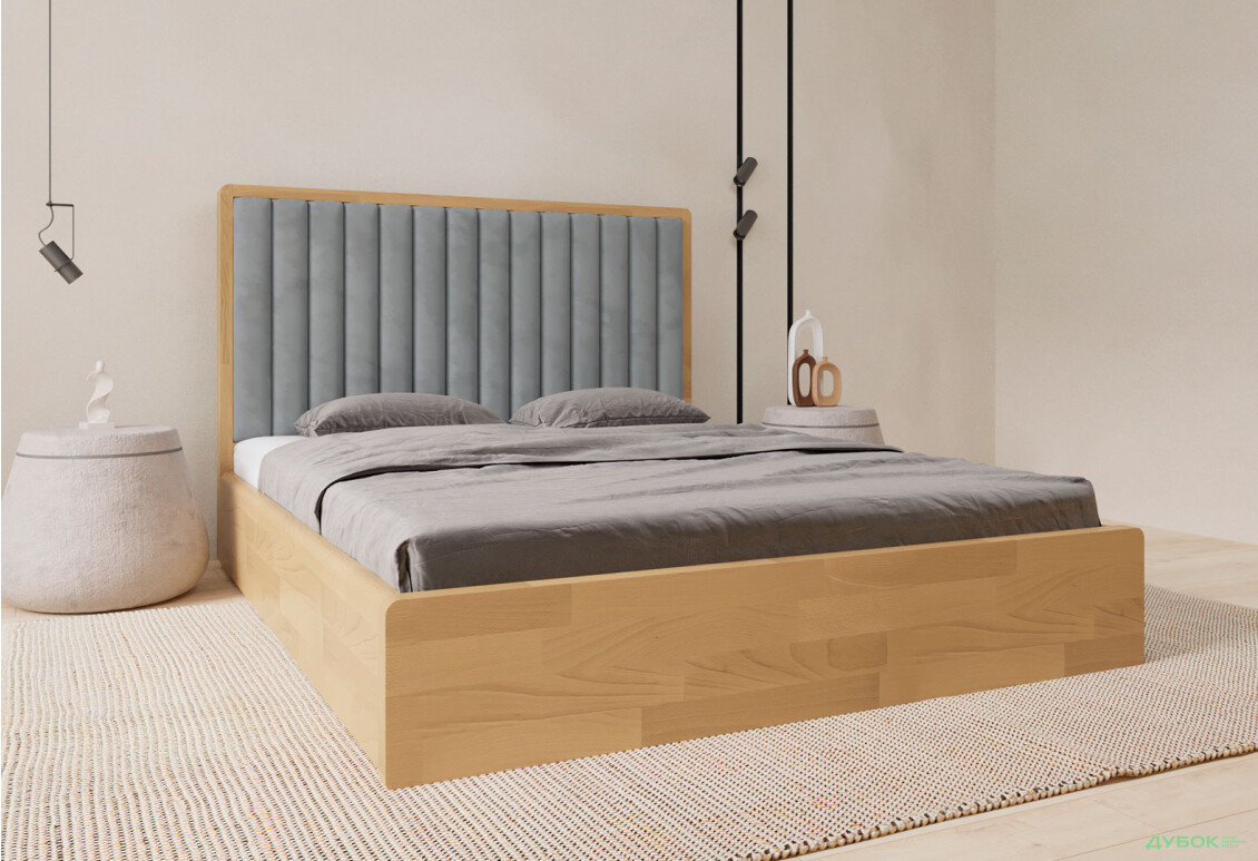 Ліжко-подіум Arbor Drev Глорія 160 см підйомне (метал.каркас) тк. Лагуна, 42 горіх - Зображення 3 Зображення 3 - Ліжко-подіум Arbor Drev Глорія 160 см підйомне (метал.каркас) тк. Лагуна, 42 горіх