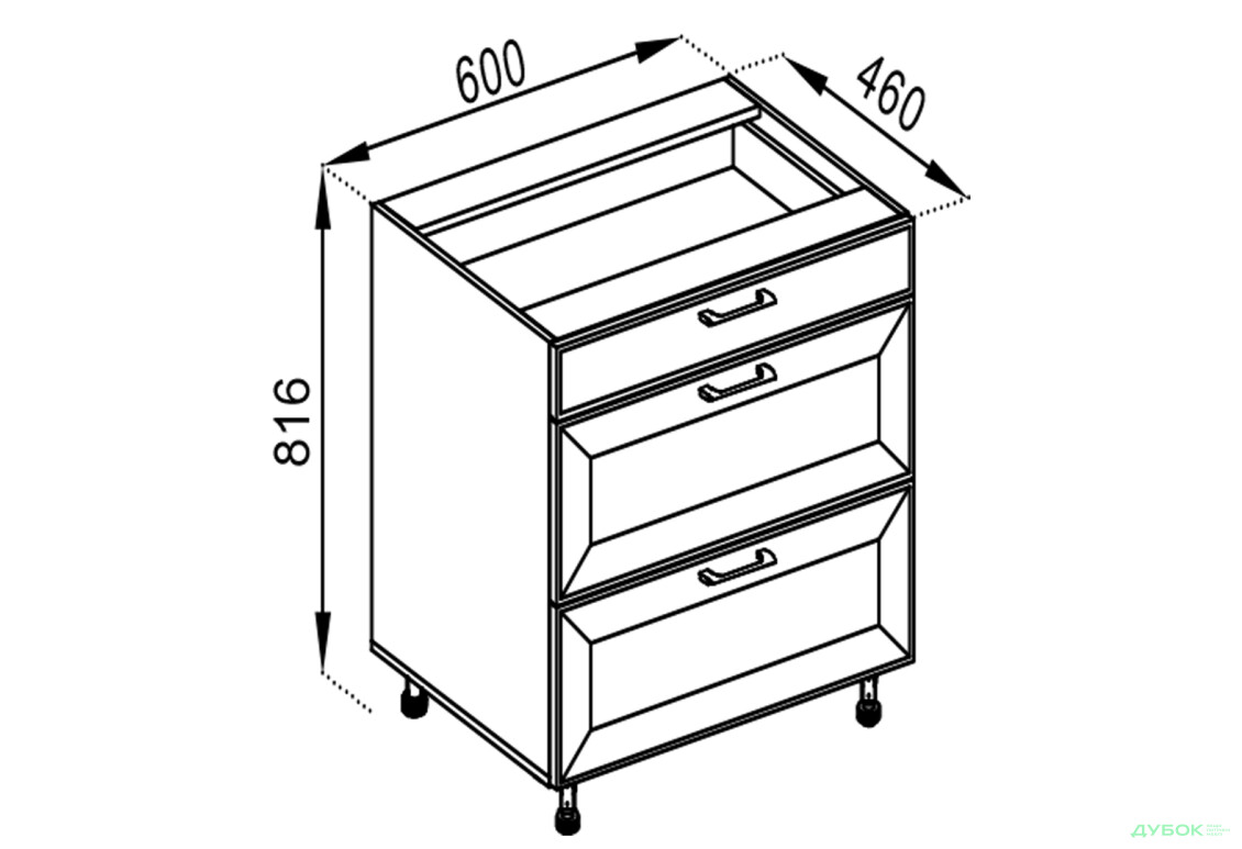 Н 60 3Ш (1+2) LUX Марго Світ Меблів - Зображення 1 Зображення 1 - Н 60 3Ш (1+2) LUX Марго Світ Меблів