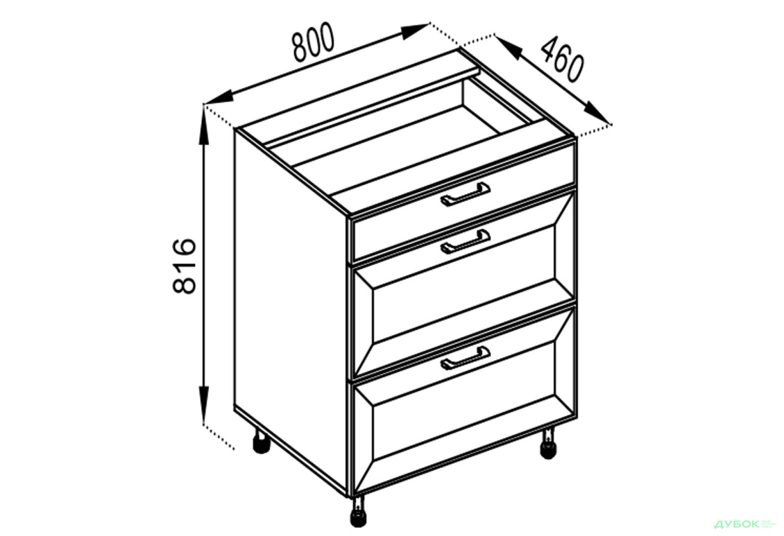 Н 80 3Ш (1+2) LUX Марго Світ Меблів - Зображення 1 Зображення 1 - Н 80 3Ш (1+2) LUX Марго Світ Меблів