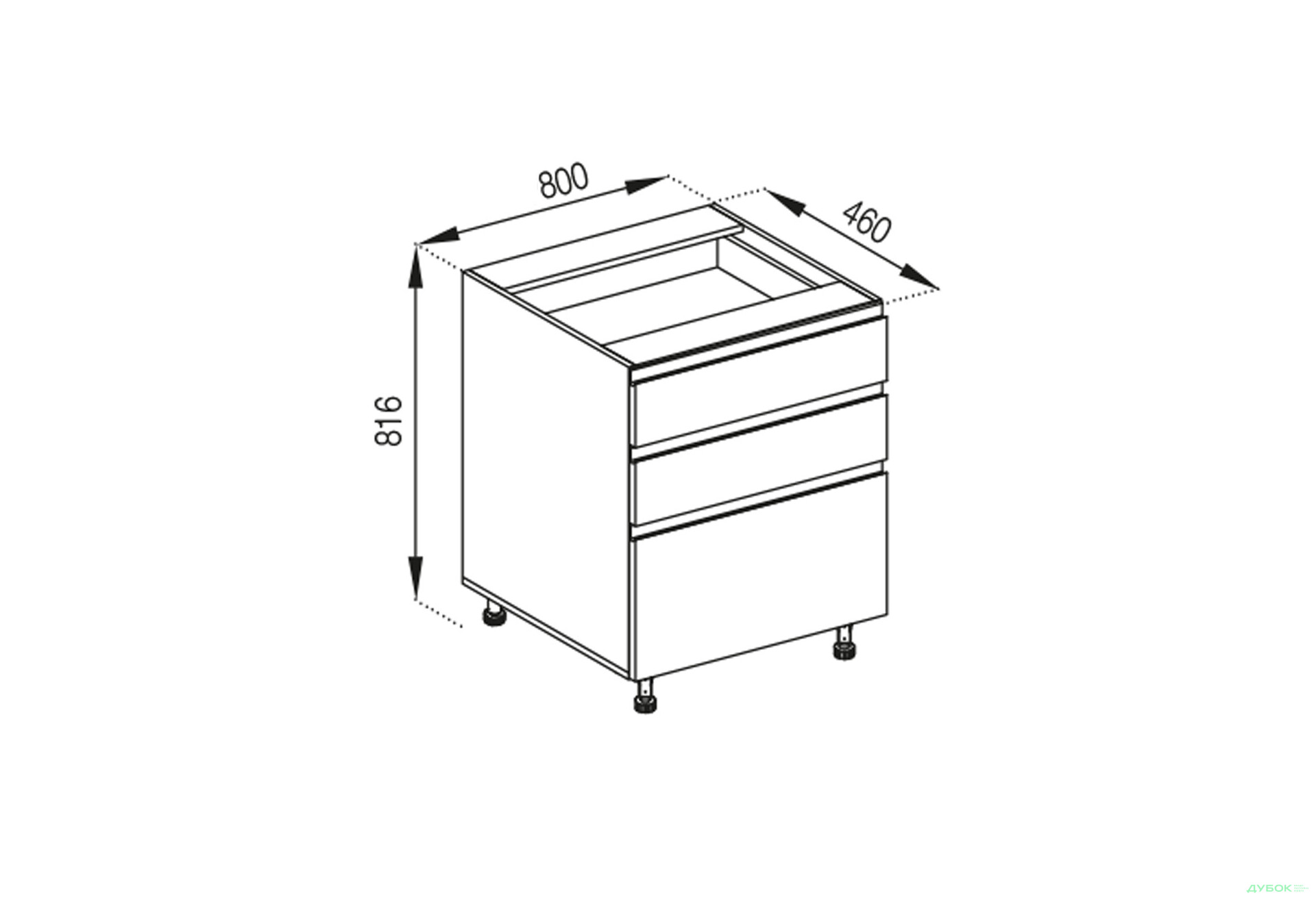 Изображение 1 - Н 80 3Ш (2+1) LUX Софи Лак Svit Mebliv