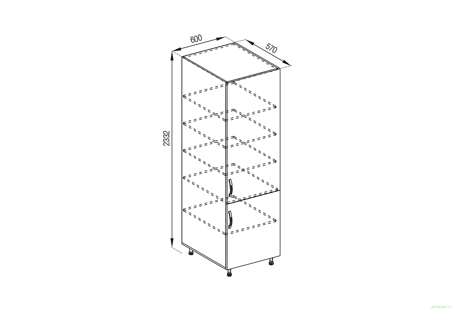 Зображення 1 - П 60 (h-920) Оля Світ Меблів