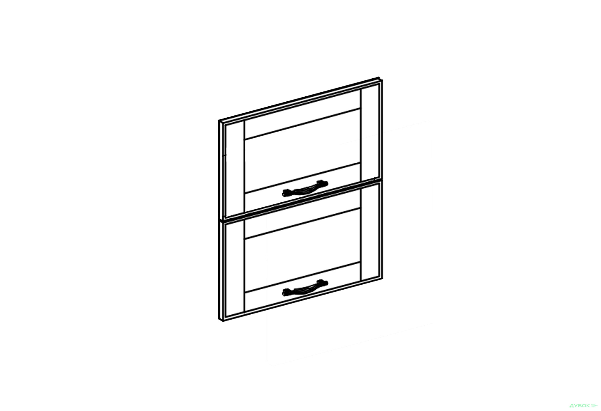 Изображение 1 - Фасад В 60 Б Доминика Svit Mebliv
