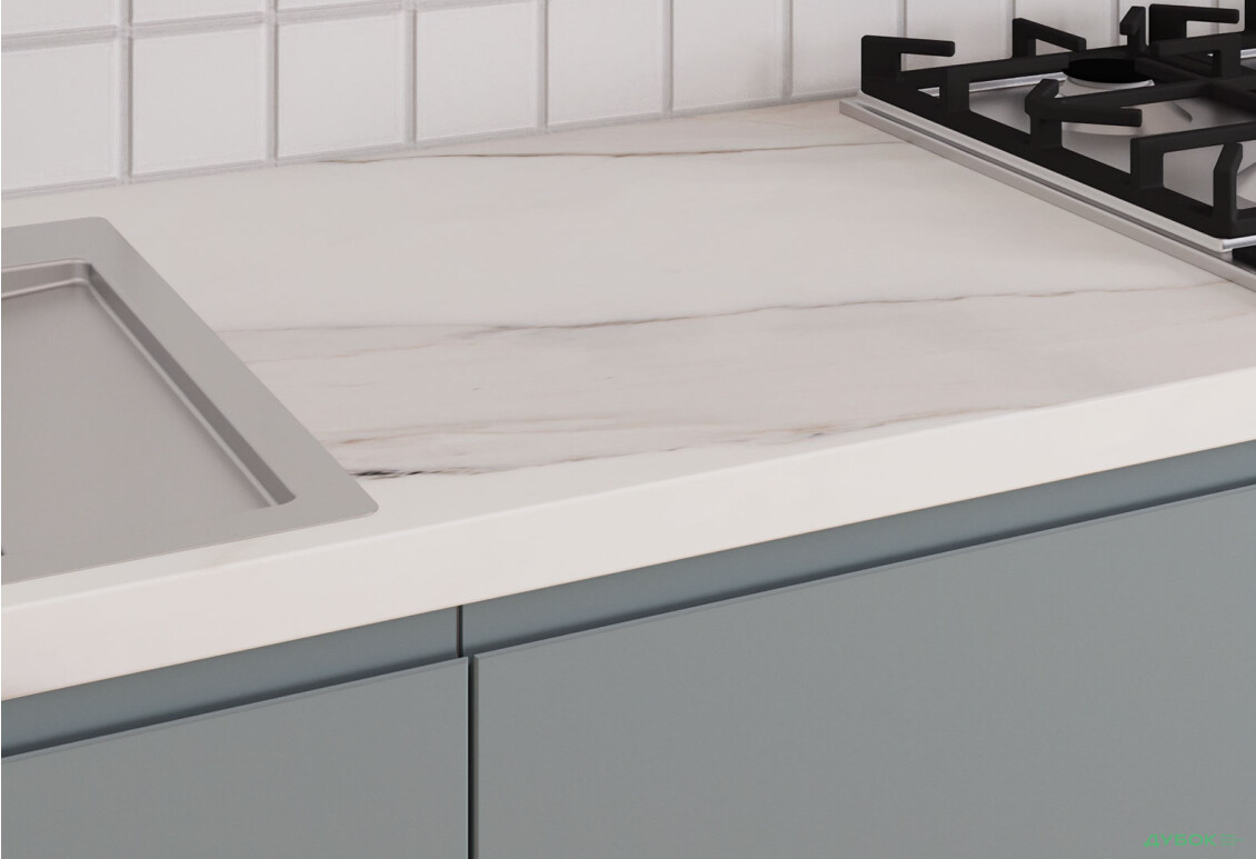 Кухня VIP-master Інтерно Люкс / Interno Luxe 240 см, сірий мат / білий мат - Зображення 4 Зображення 4 - Кухня VIP-master Інтерно Люкс / Interno Luxe 240 см, сірий мат / білий мат