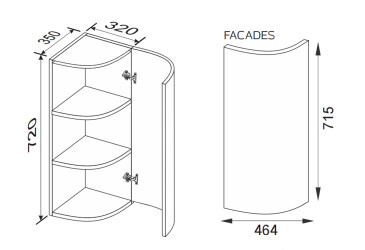 Верх 30ВЗР/720 1дв радіусне закінчення Зображення Верх 30ВЗР/720 1дв радіусне закінчення