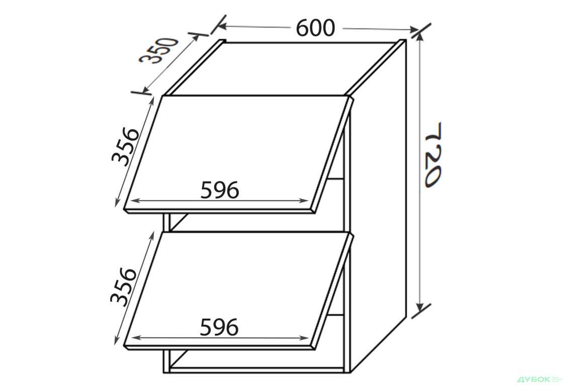 Зображення 2 - Верх 60В/720 2дв газ ліфт Глорі / Glory MiroMark