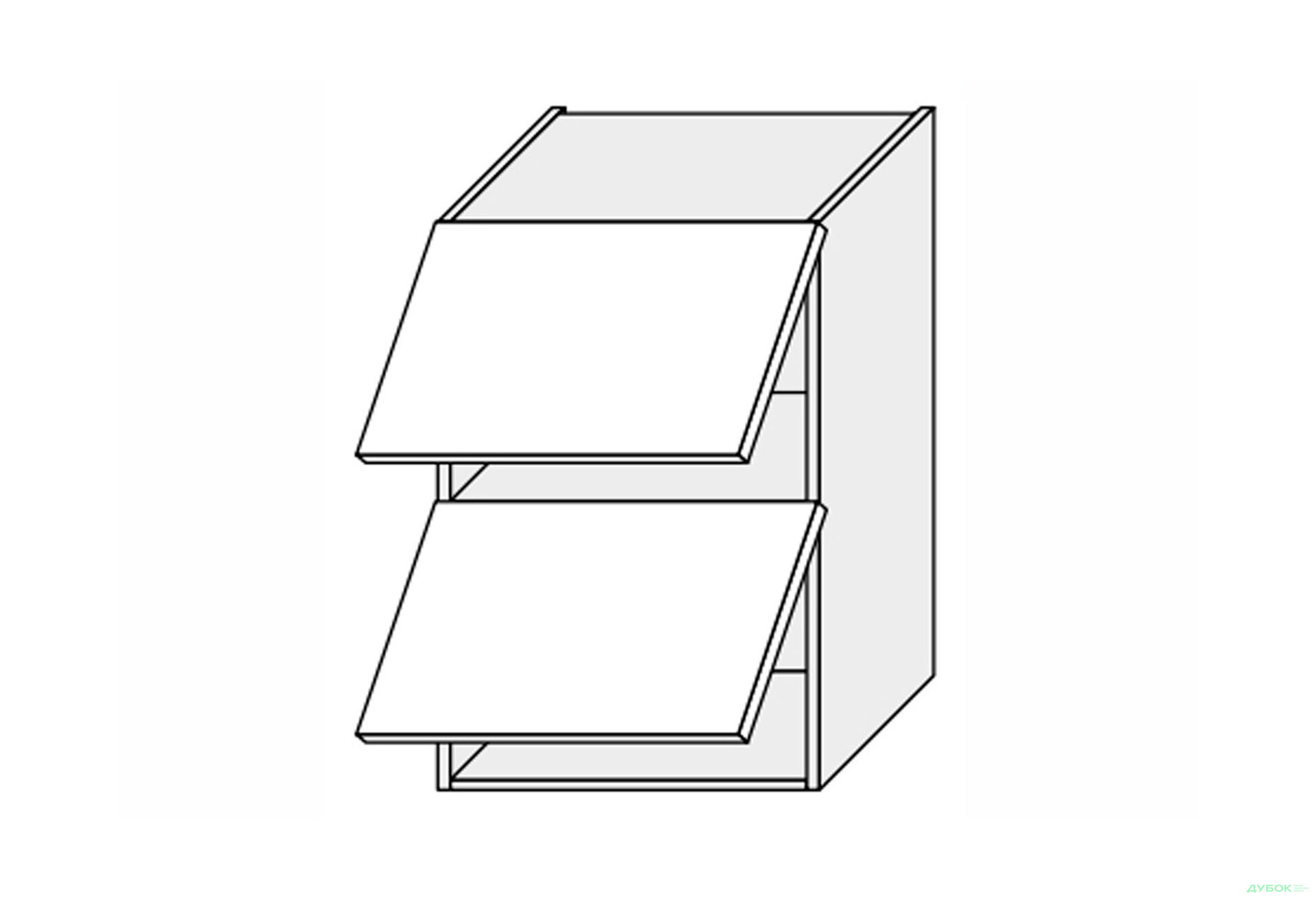 Зображення 1 - Верх 60В/900 2дв газ ліфт Глорі / Glory MiroMark