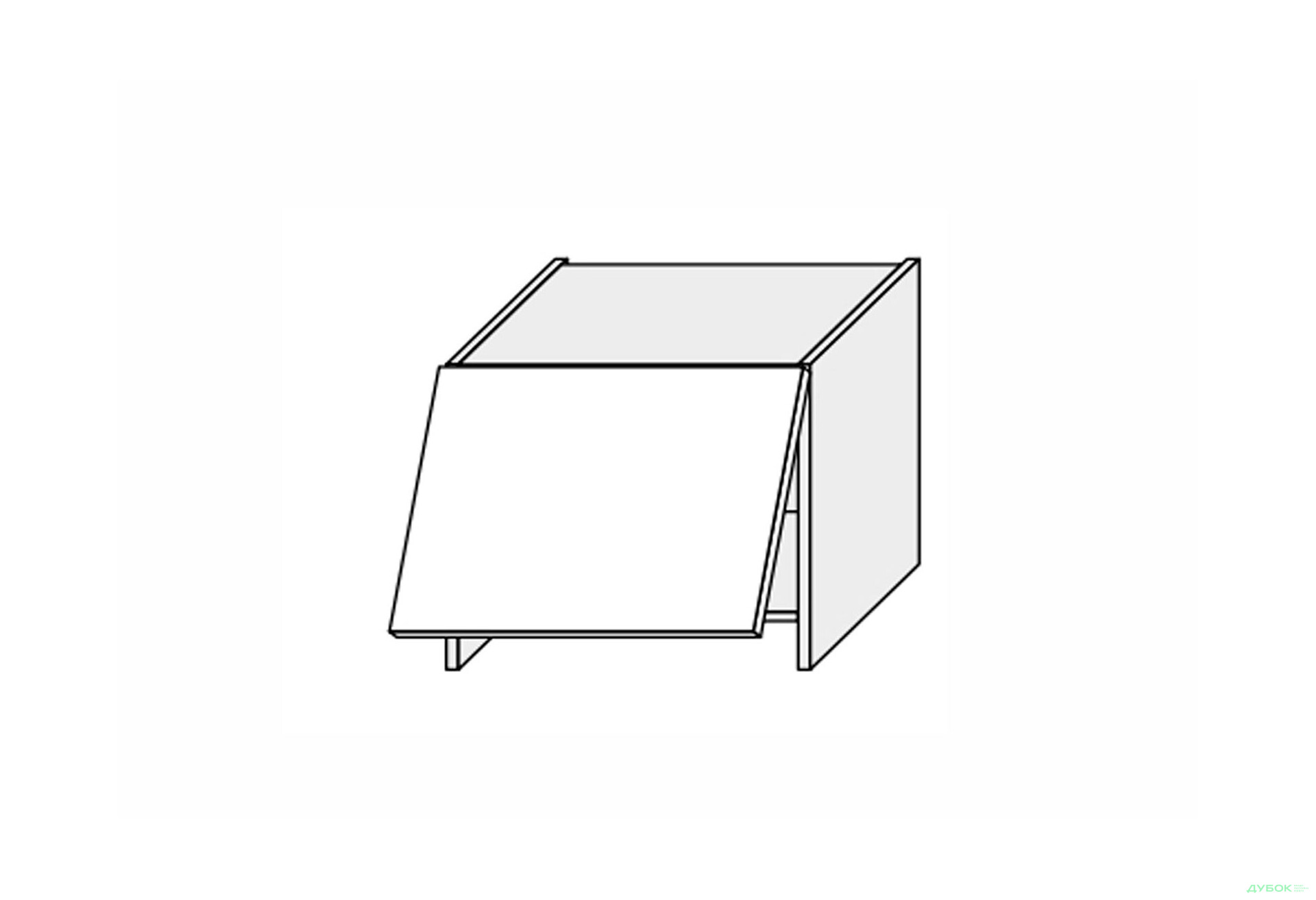 Зображення 1 - Верх 60ВВТ/510 1дв витяжка телескоп Глорі / Glory MiroMark