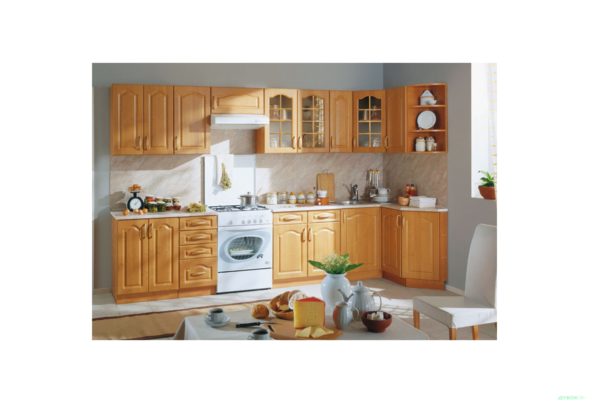 Модульна кухня Оля МДФ матова БМФ - Зображення 1 Зображення 1 - Модульна кухня Оля МДФ матова БМФ