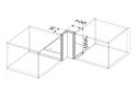 Зображення 2 - Верх Кут 90°/360 антресоль обманка Глорі / Glory MiroMark