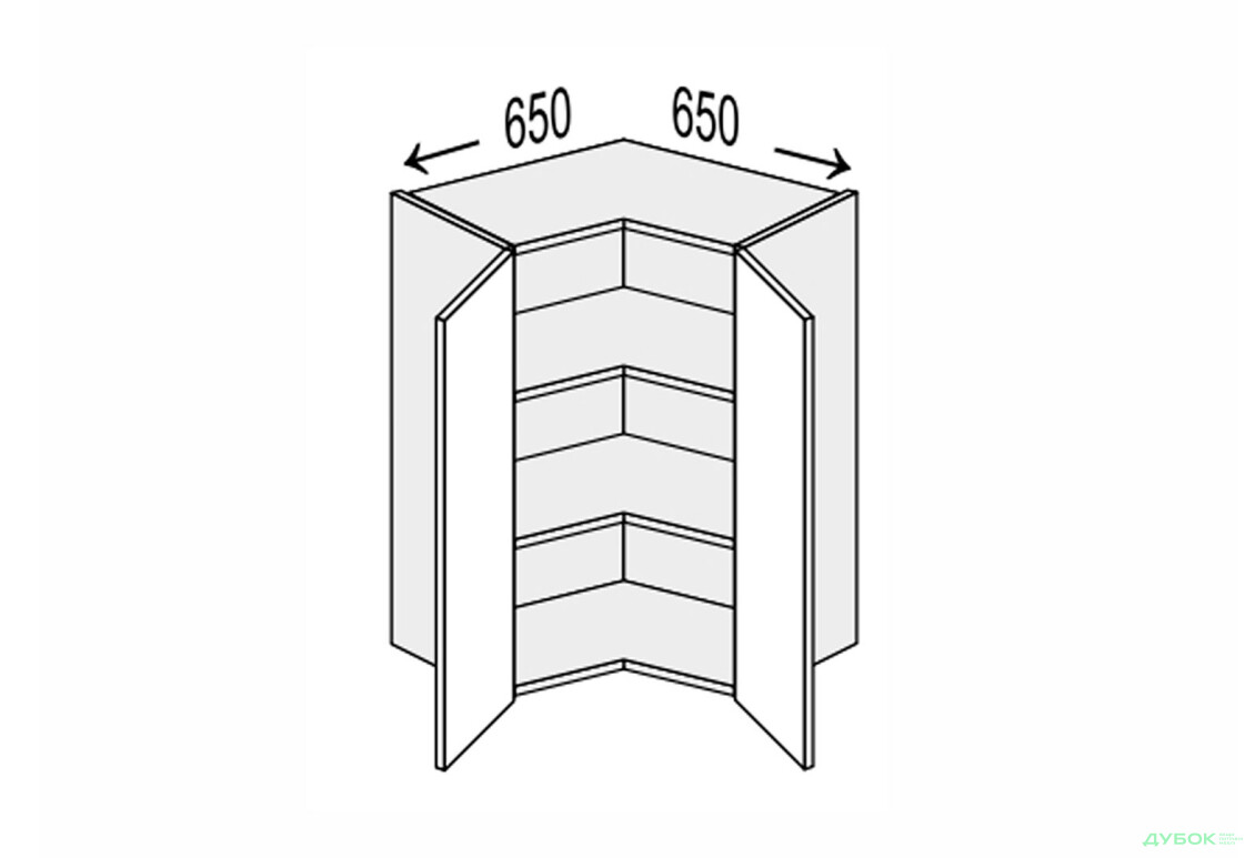 Верх Кут В 90°/720 2дв Глорі / Glory MiroMark