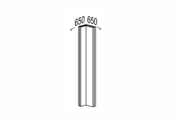 Низ кут Н 90°/820 обманка