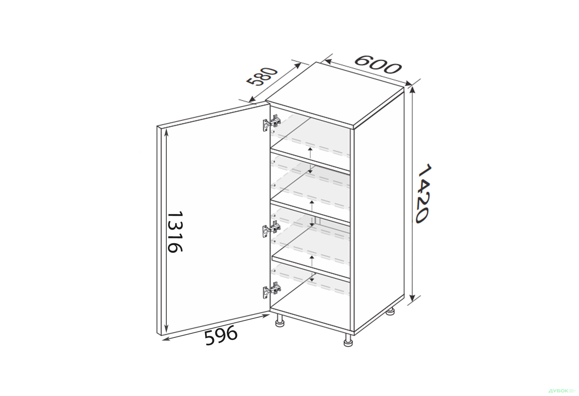 Изображение 2 - Пенал 60П/1420 Глори / Glory МироМарк