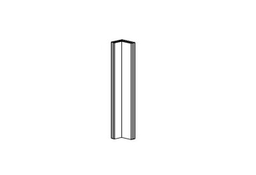 Корпус Кут Н 90° Обманка 650х650 820мм