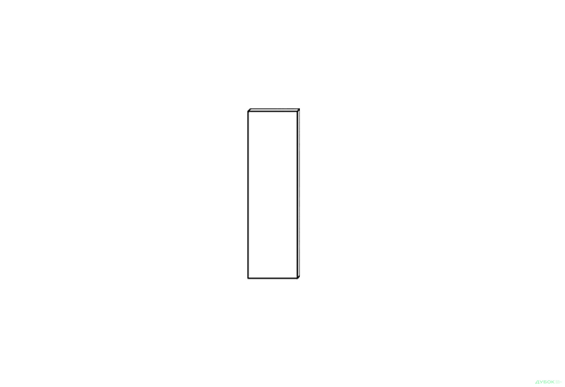 Изображение 1 - Фасад 20В 1дв 900мм Глори МироМарк