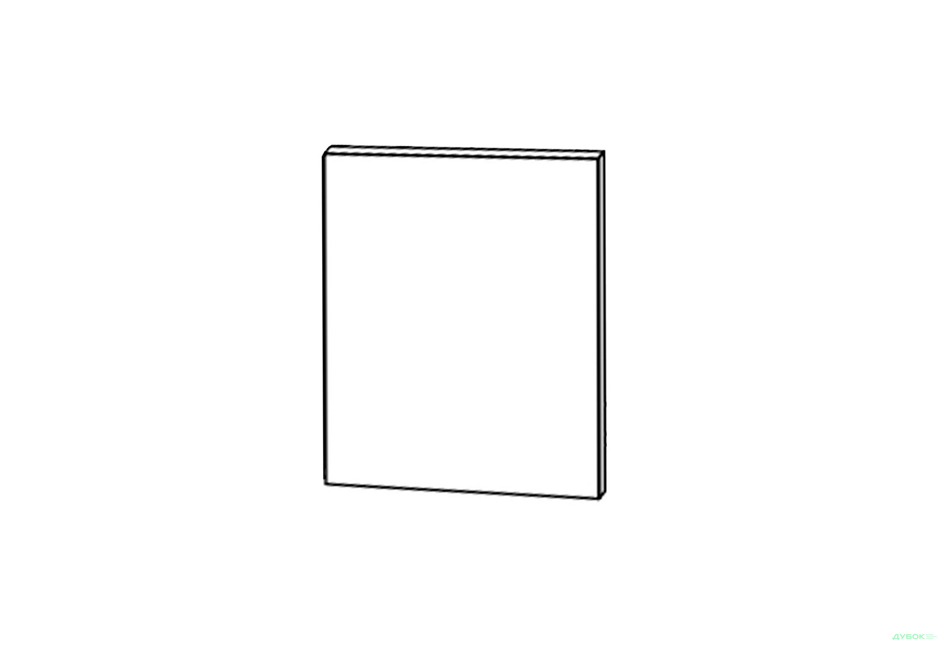 Зображення 1 - Фасад 60В 1дв 720мм Глорі MiroMark