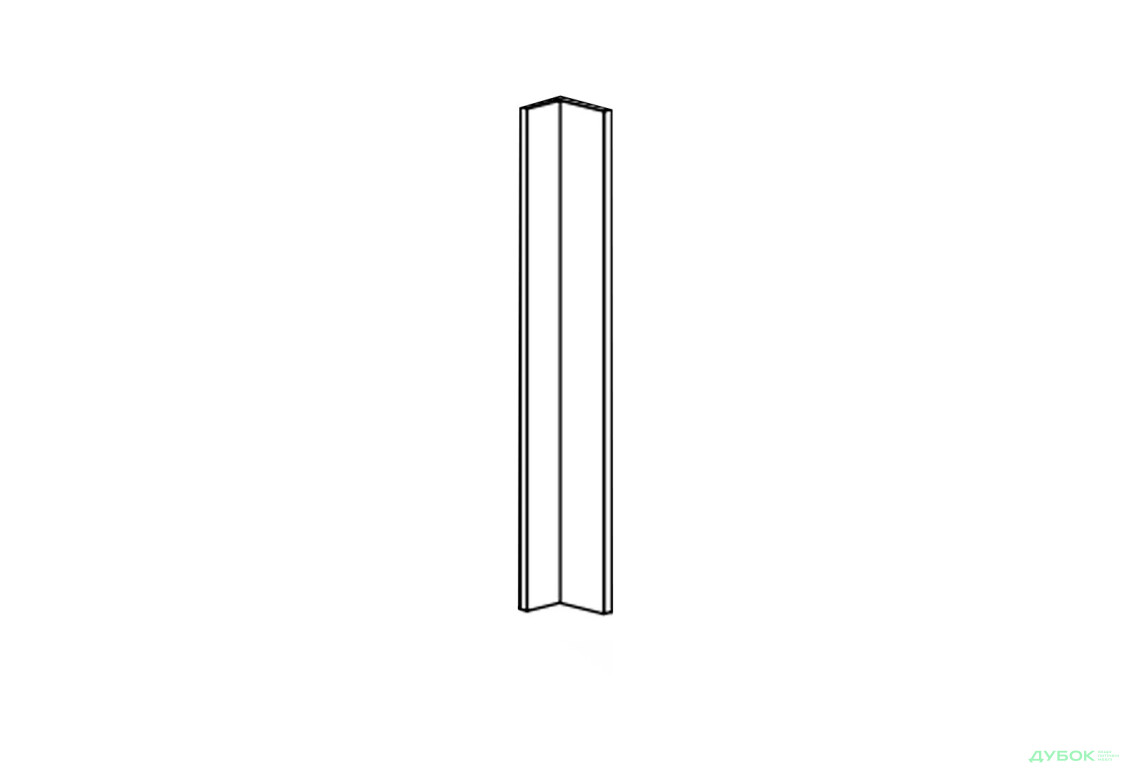 Фасад Угол Н 90° Обманка 650х650 720мм Глори МироМарк