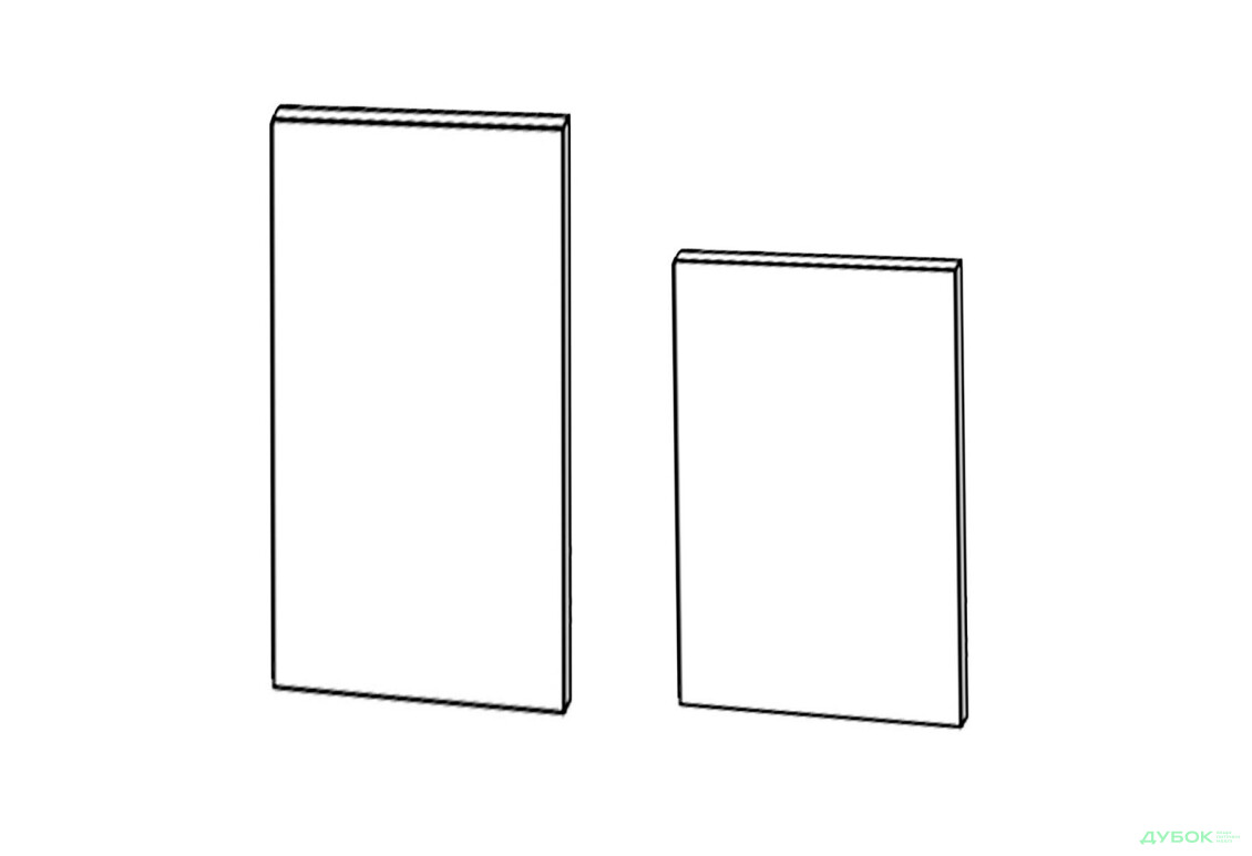Фасад Пенал 60ПД Духовка 2320мм Глори МироМарк