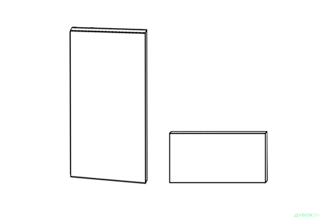Фасад Пенал 60ПДМ 1шх Духовка+Микроволновка Телескоп 2140мм Глори МироМарк