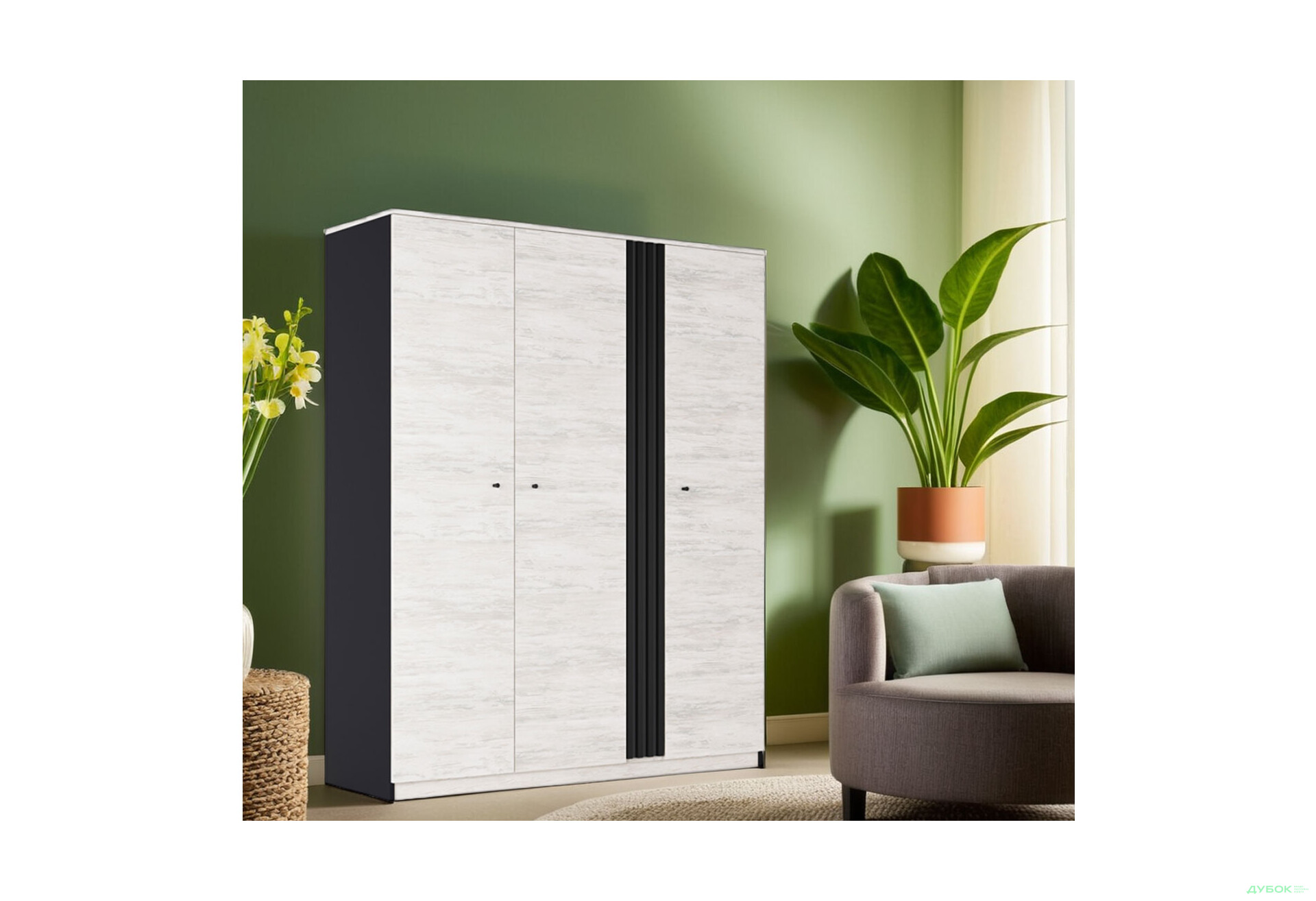 Изображение 2 - Шкаф Svit Mebliv Тэо 3-дверный 170 см