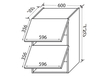 Верх 60В/720 2дв газ ліфт Зображення Верх 60В/720 2дв газ ліфт