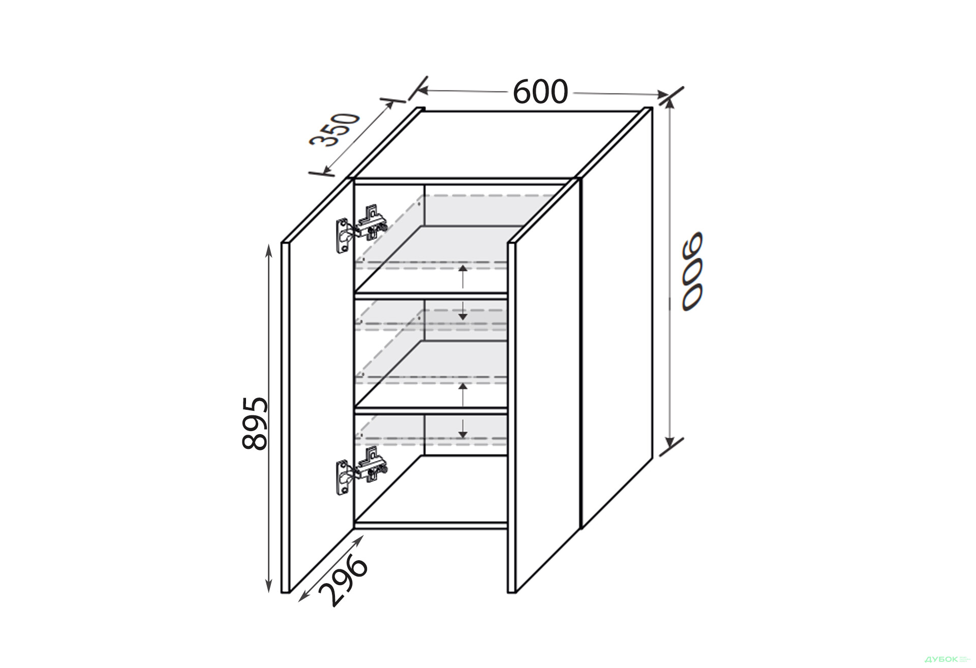 Зображення 2 - Верх 60В/900 2дв Лео / Leo MiroMark