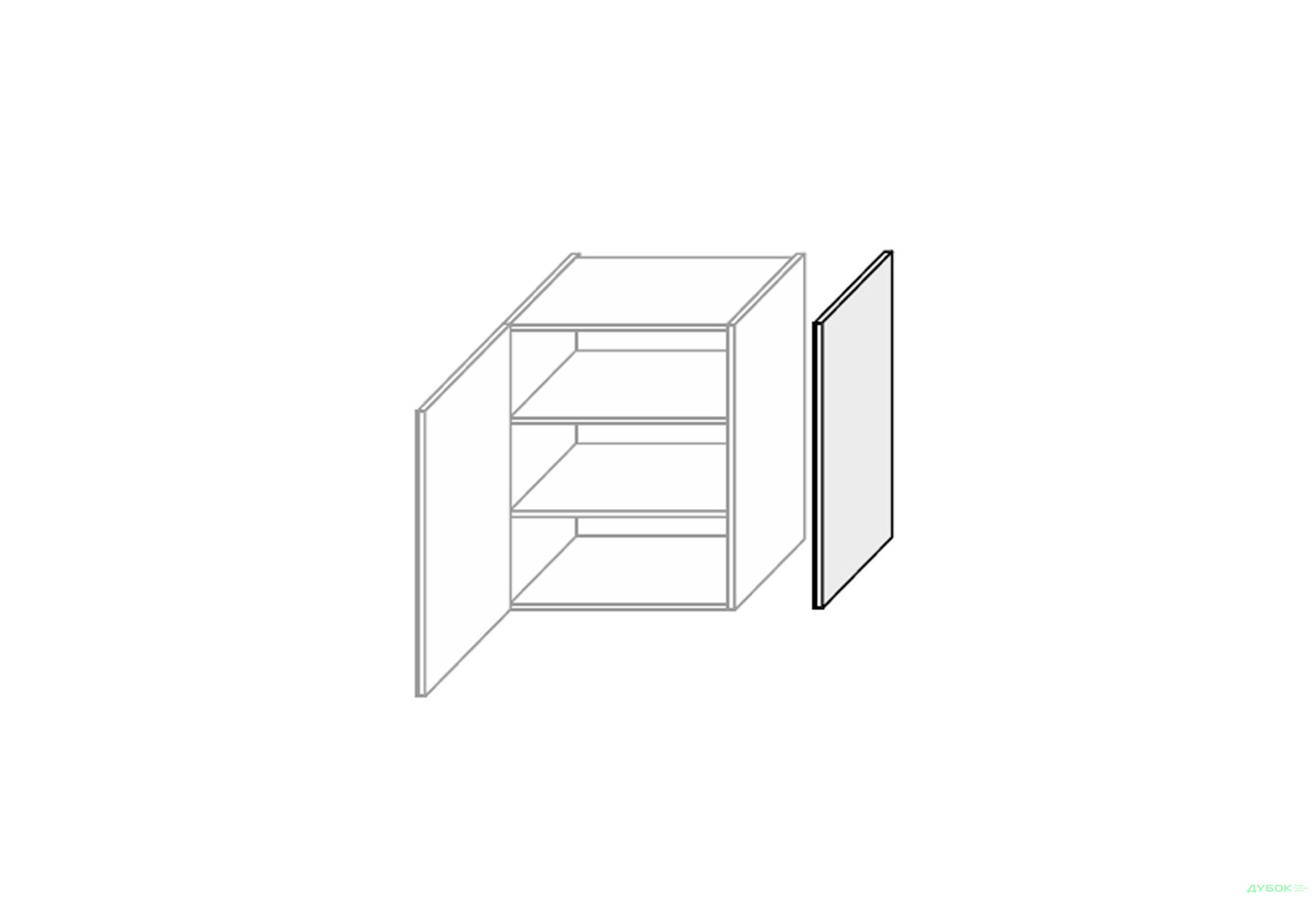 Бічна панель верхня 720мм Лео / Leo MiroMark - Зображення 1 Зображення 1 - Бічна панель верхня 720мм Лео / Leo MiroMark
