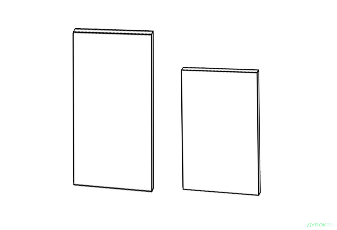 Фасад Пенал 60ПХ Холодильник 2320мм Лео MiroMark - Зображення 1 Зображення 1 - Фасад Пенал 60ПХ Холодильник 2320мм Лео MiroMark