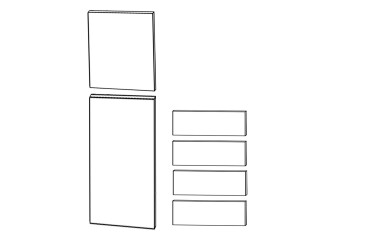 Фасад Пенал 60ПЗ для Запасів 2140мм Лео MiroMark