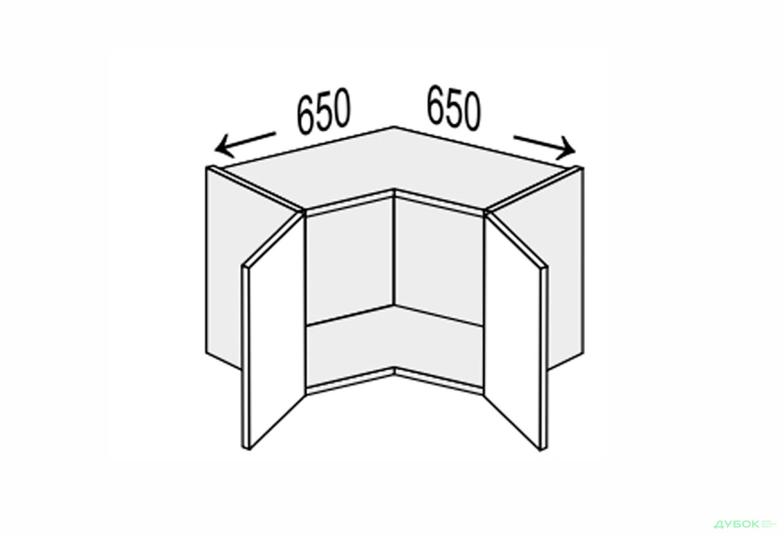 Верх Кут В 90°/360 2дв Міленіум / Millenium MiroMark