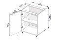 Изображение 2 - Низ 20Н/820 1дв левая Миллениум / Millenium МироМарк
