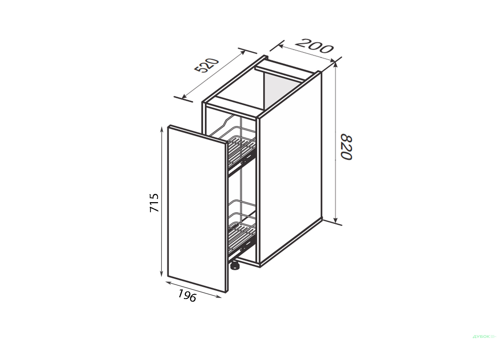 Зображення 2 - Низ 20НК/820 карго Міленіум / Millenium MiroMark