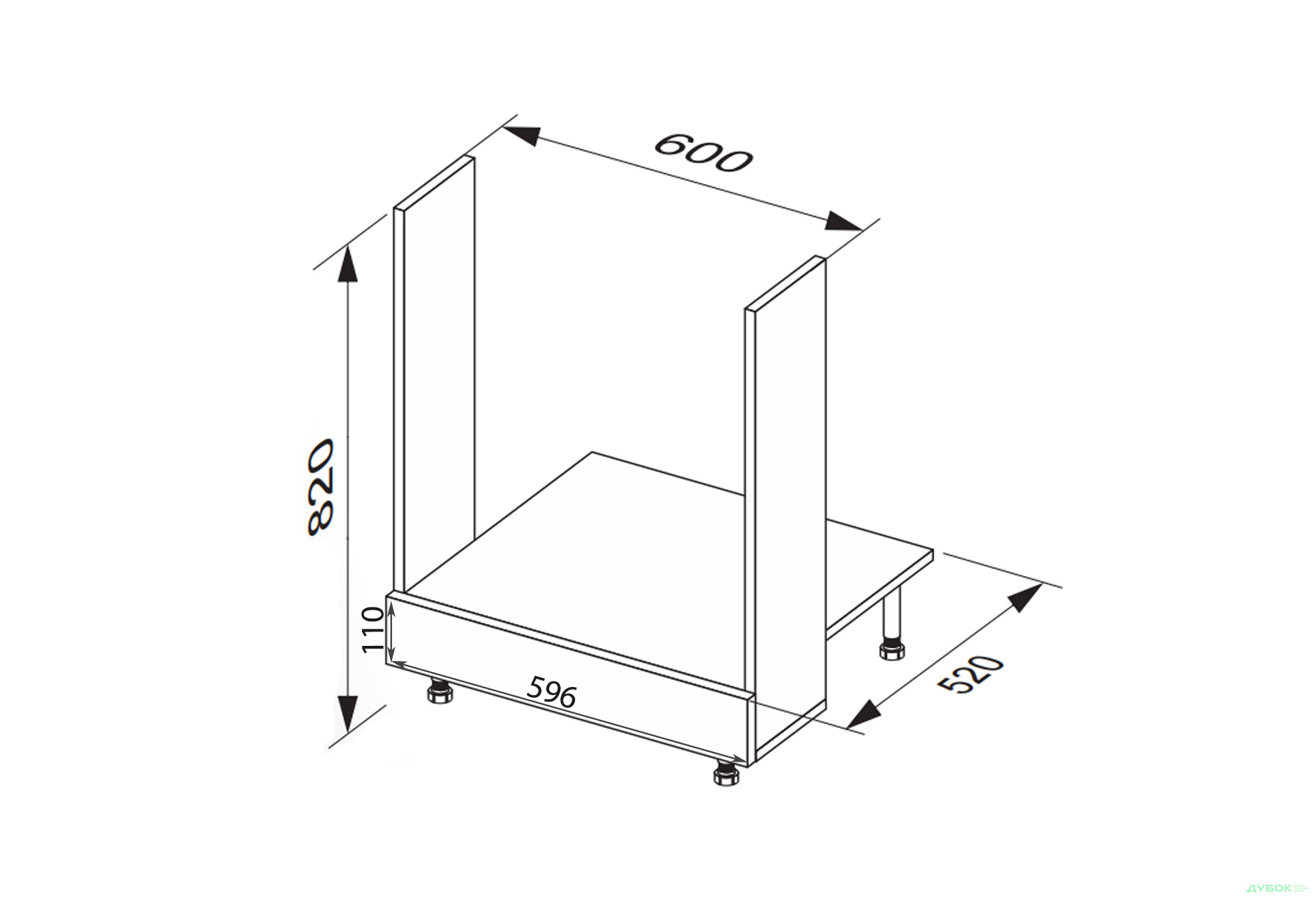 Зображення 2 - Низ 60НД/820 MiroMark