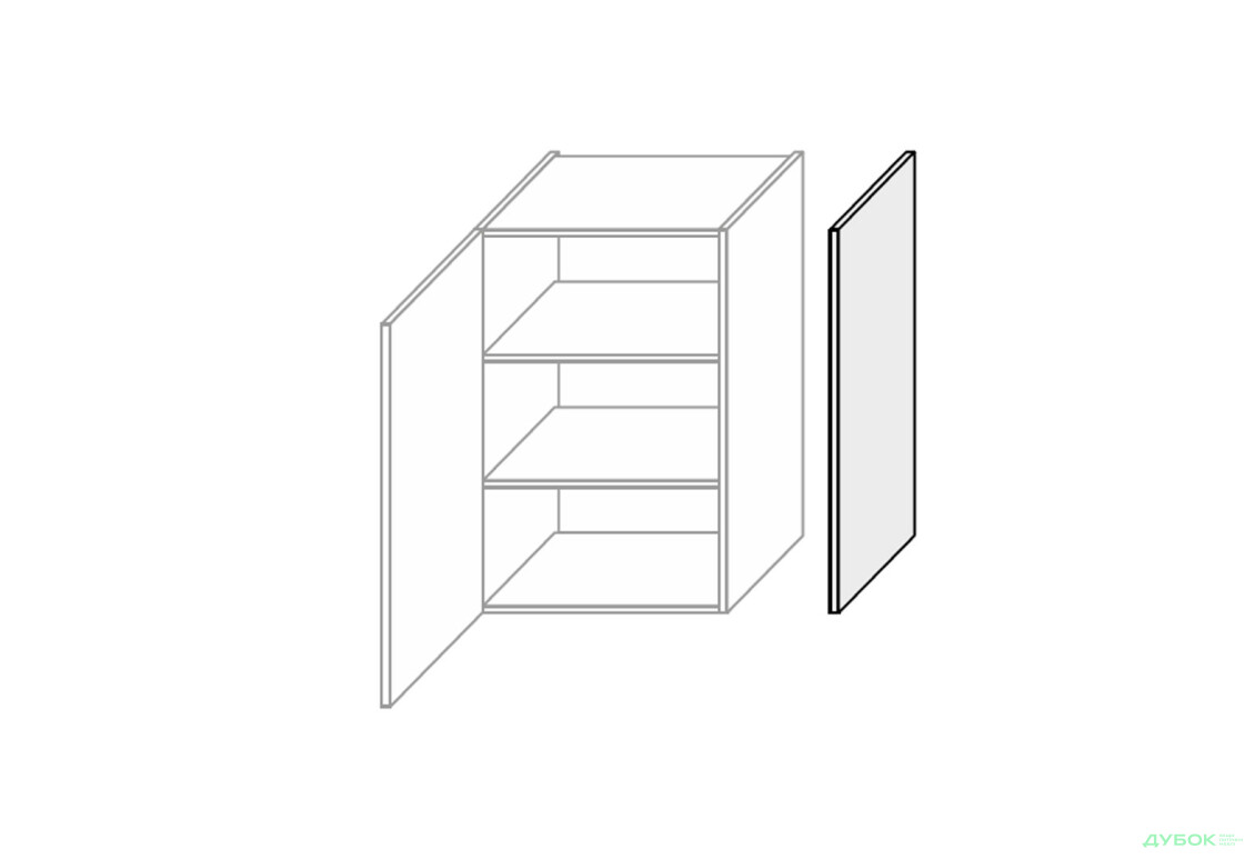 Боковая панель верхняя 900мм МироМарк - Изображение 1 Изображение 1 - Боковая панель верхняя 900мм МироМарк