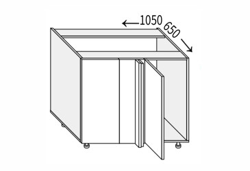 Низ кут Н 90°/820 1дв правий Міленіум / Millenium MiroMark