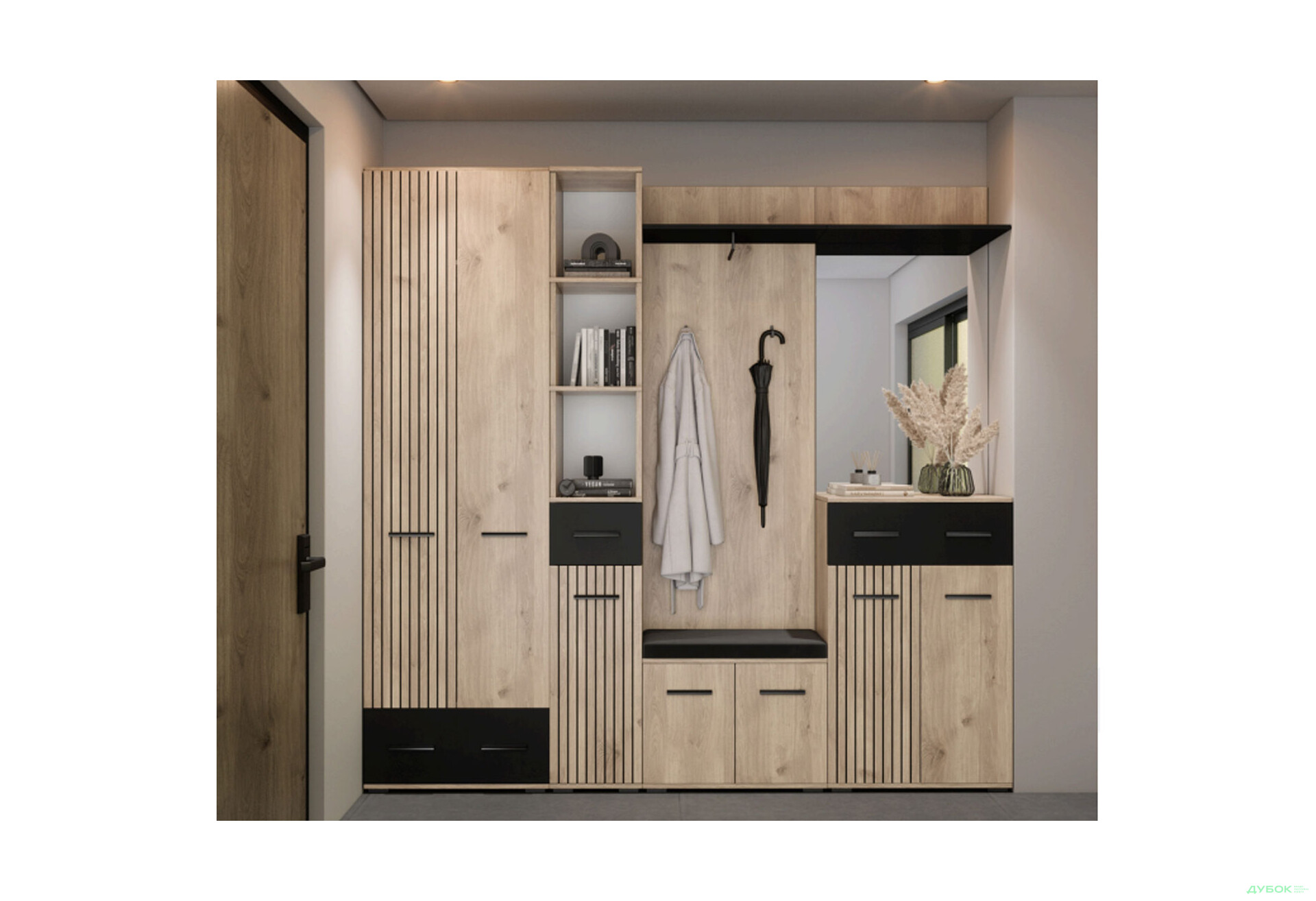 Модульная прихожая Амбре Svit Mebliv - Изображение 3 Изображение 3 - Модульная прихожая Амбре Svit Mebliv