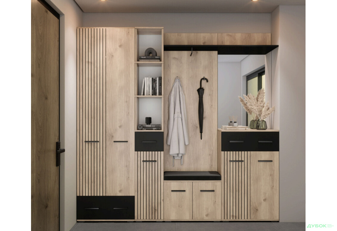 Модульная прихожая Амбре Svit Mebliv - Изображение 3 Изображение 3 - Модульная прихожая Амбре Svit Mebliv