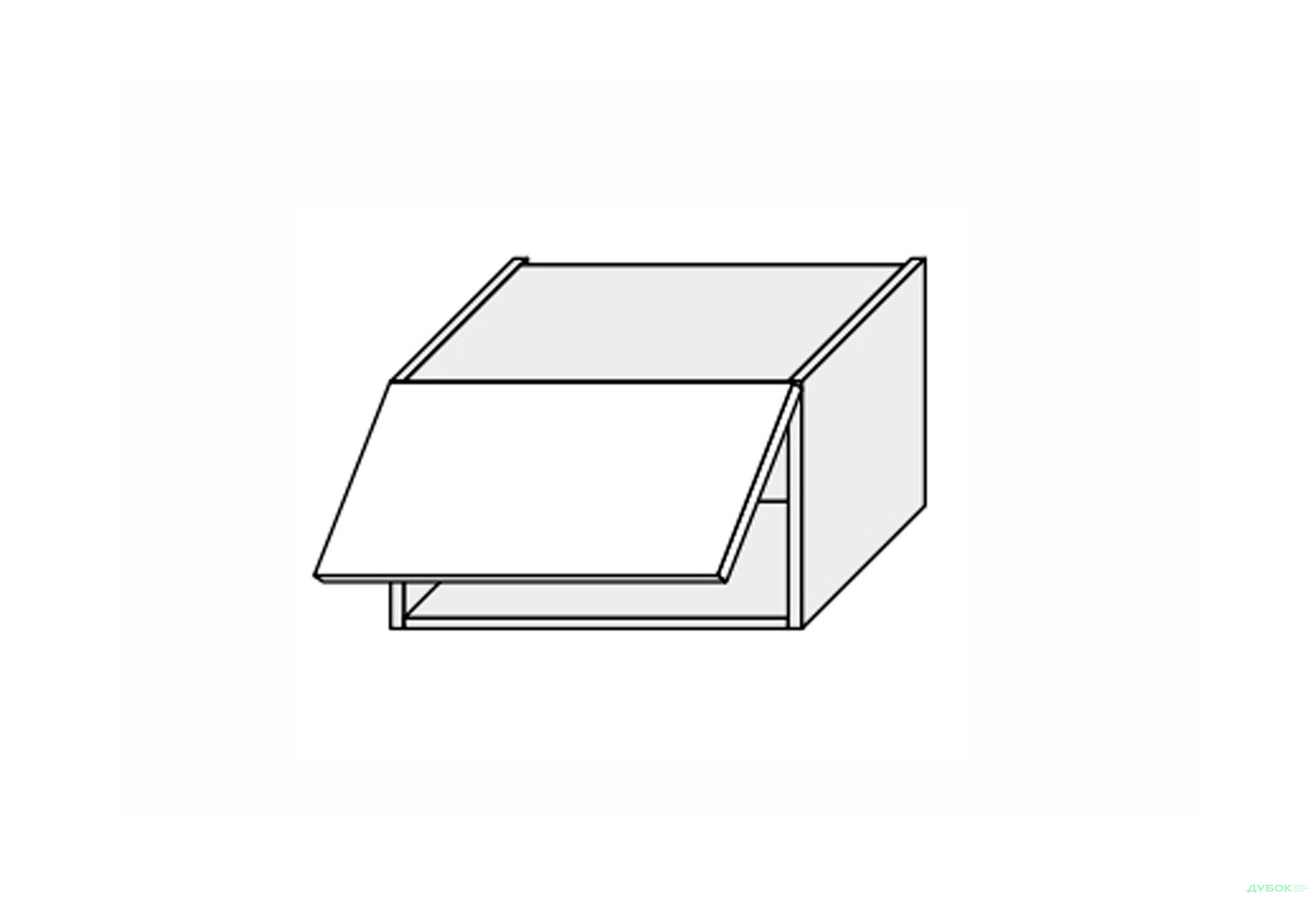 Зображення 1 - Верх 45В/450 1дв Aventos Pro Blum Міленіум / Millenium Premium MiroMark