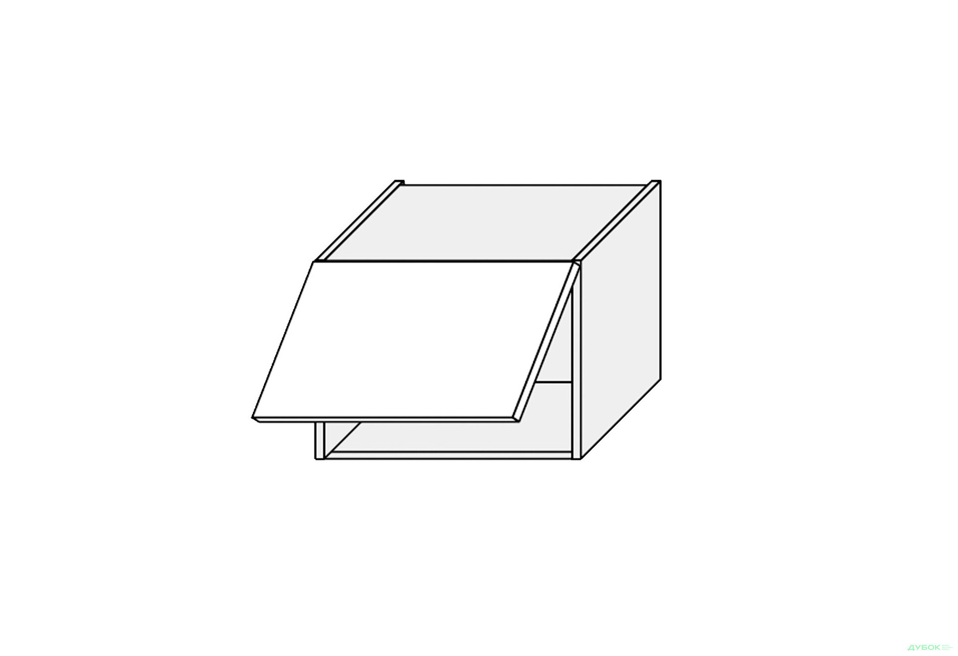 Зображення 1 - Верх 50В/360 1дв Aventos Pro Blum Міленіум / Millenium Premium MiroMark