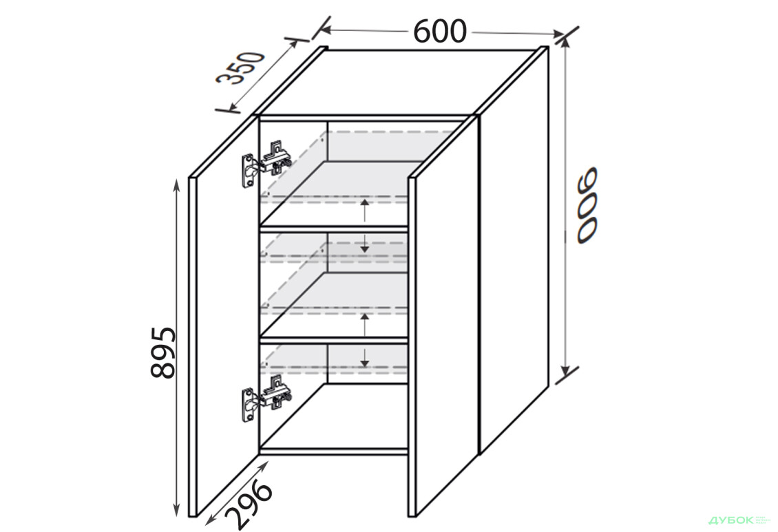 Изображение 2 - Верх 60В/900 2дв Pro Blum Миллениум / Millenium Premium МироМарк