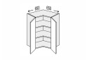 Изображение 1 - Верх Угол В 90°/720 2дв Pro Blum Миллениум / Millenium Premium МироМарк