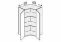 Изображение 1 - Верх Угол В 90°/900 2дв Pro Blum Миллениум / Millenium Premium МироМарк